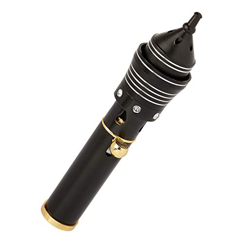 UltraByEasyPeasyStore Espiral Negro Quemador De Incienso Portátil Varitas o Conos Vaporizador Difusor Chorro Bakhoor Oud Bajhur Oudh Flama en Chorro Quemador