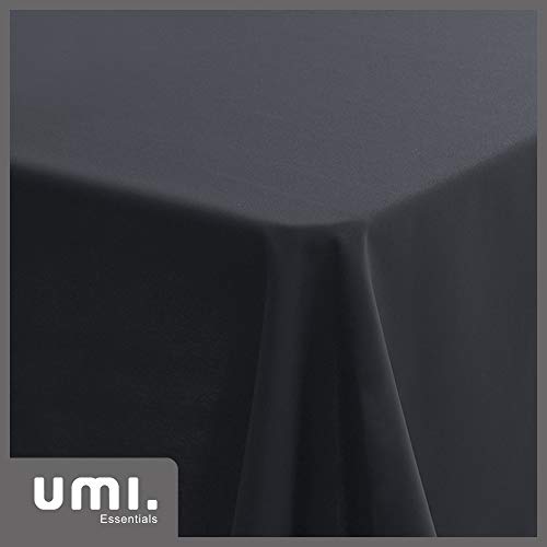 UMI by Amazon Mantel Mesa Rectangular de Tela Oxford 1 Pieza 140x200cm Gris Oscuro