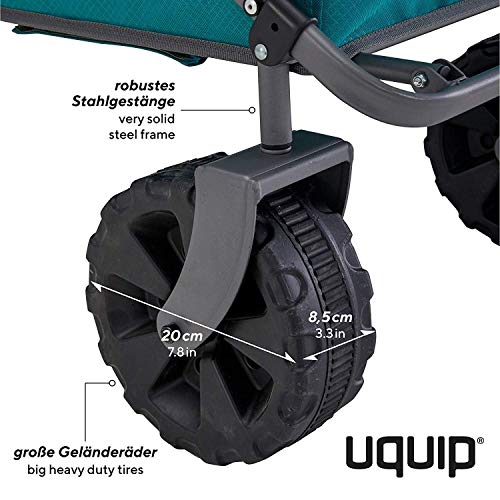 Uquip Buddy - Carrito de playa - 100 kg de capacidad