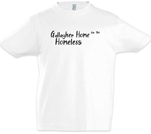 Urban Backwoods Gallagher Home For The Homless Niños Chicos Kids T-Shirt Blanco Talla 4 Años