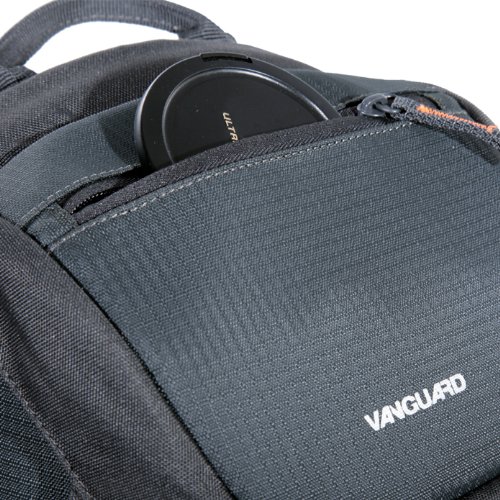 Vanguard Adaptor 45, Mochila para Cámaras Réflex/DSLR y Accesorios (para Diestros y Zurdos), 240 mm (sin Compartimento para Portátil), Gris