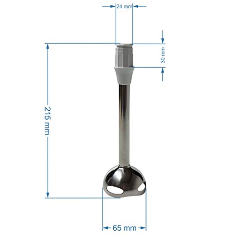 Varilla de batidora rápida 657258 para batidora de mano Bosch/Siemens MFQ36 MQ96 MSM66 00657258 de acero inoxidable