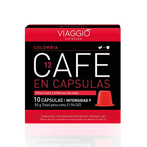 Viaggio Espresso Cápsulas de café compatibles con máquinas Nespresso Selección especial (120 Cápsulas)