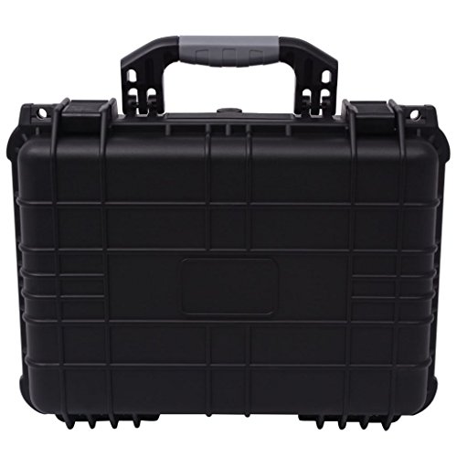 vidaXL Maletín Protector para Equipos Dimension 40,6x33x17,4 cm de Color Negro