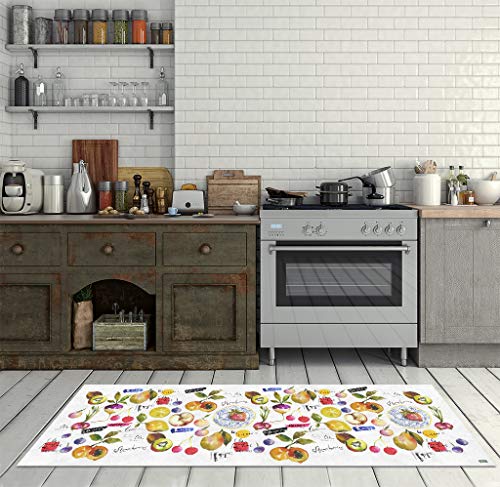 Vilber Gran Chef Mix Alfombra, Vinilo, Multicolor, 50x100x0.2cm