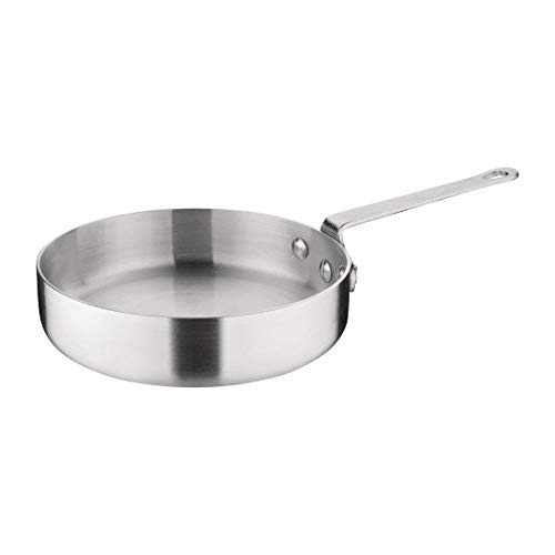 Vogue Saute - Sartén de aluminio para cocina (1,6 L, 46 x 200 mm)