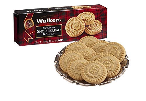 Walkers - Galletas de mantequilla redondas escocesas con mantequilla - 1 x 150 gramos