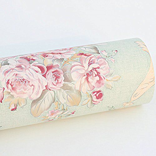 WDragon - Adhesivo decorativo para estante de papel, diseño floral, 45 x 250 cm