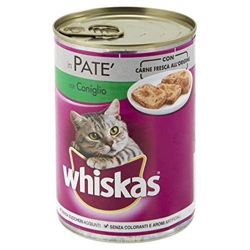 whiskas Pasta con Conejo – Paquete de 24 Unidades