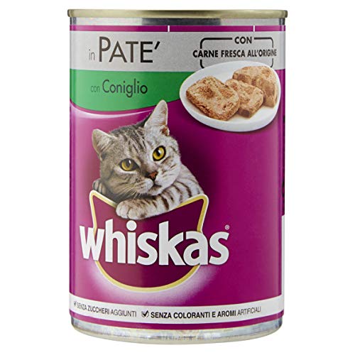 whiskas Pasta con Conejo – Paquete de 24 Unidades