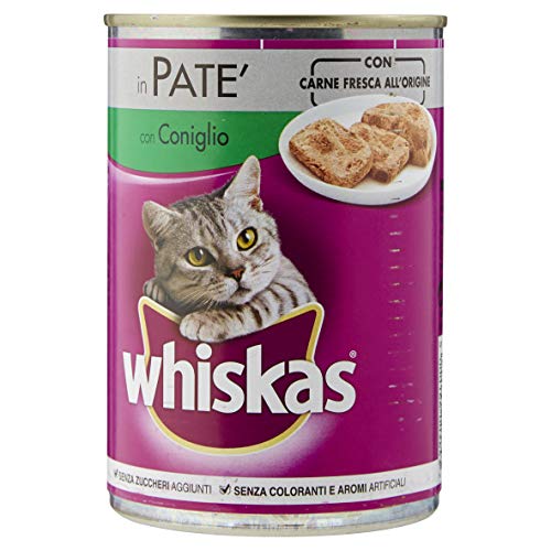 whiskas Pasta con Conejo – Paquete de 24 Unidades