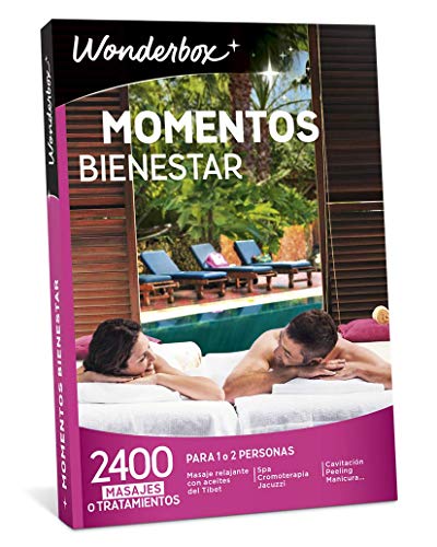 WONDERBOX Caja Regalo - Momentos Bienestar - 2.400 experiencias para Dos Personas