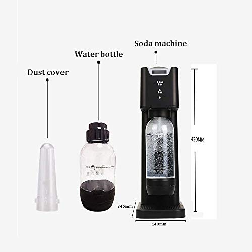 WYSD Juego de Agua carbonatada, Fabricante de Agua con Gas eléctrico One Touch para Agua del Grifo carbonatada con Solo presionar un botón Dispensador de Agua con Gas