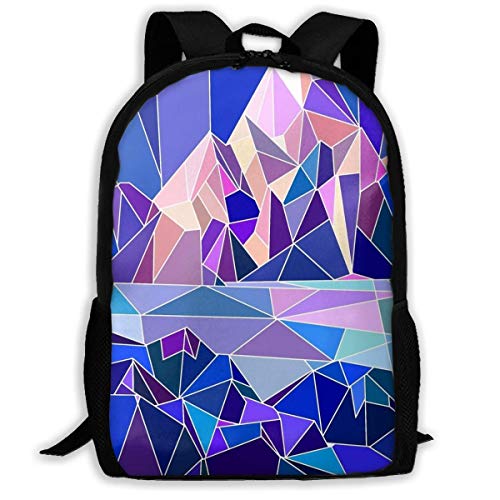 XCNGG Mochila Escolar Mountain Lake para Adolescentes, Mochila Deportiva Informal para Hombres, Mujeres, Estudiantes, Viajes, Senderismo, Mochila para portátil