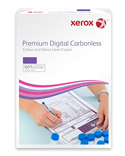 Xerox 003R99107 - Premium Digital - Papel autocopiante (2 copias por hoja, clasificadas por cartón), color blanco y rosa