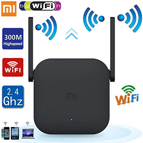 Xiaomi WiFi Repetidor de red Wifi extensor amplificador de cobertura(Puerto Ethernet,10/100 mbps, con enchufe, 300 Mbps, 2.4 GHz) Red Inalámbrica Señal Inalámbrica Red de Mejora Router Inalámbrico