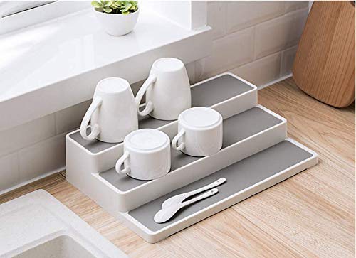 YCH Especiero para Cocina Organizador de Especias Estante de Condimento Independiente de 3 Niveles Antideslizante para Despensa de Cocina Estantería para condimentos