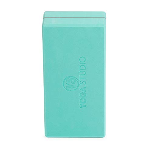 Yoga Studio Brick/MintGreen/YS Yoga para Estudio, 22 x 11 x 5 cm, EVA ladrillo con Bordes biselados, Accesorio de Ejercicio Ligero, Verde Menta, Unisex Adulto, Normal