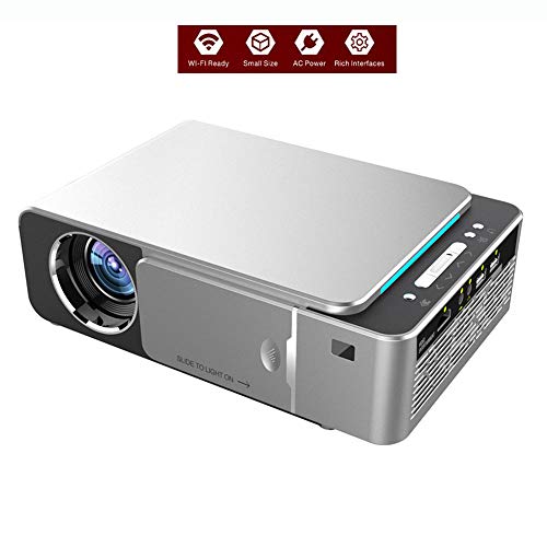 YOLANDE Mini HD Proyector Portátil Proyector 30,000 Horas de Vida con Altavoz, Compatible con HDMI/USB