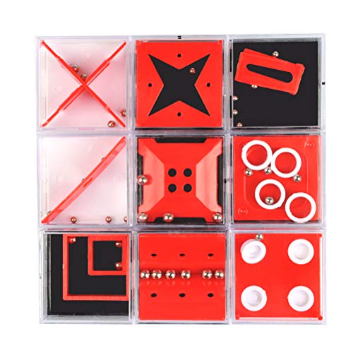 YOTINO 24Pcs Mini Juegos Rompecabezas Set Juegos con Niveles Diferentes Perfectos para Regalos de Fiesta Juegos de Habilidad para Adultos o Niños