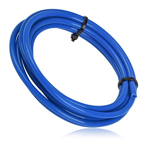 YOTINO Tubo Teflón PTFE (1.5 metro) Diámetro Exterior 4mm, Diámetro Interior 2mm para Accesorios de Impresora 3D Filamento 1.75mm (azul)