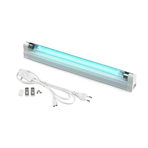 Youool Tubo germicida UV, LED Tubo de luz de desinfección de ozono UV Luces de ácaro además de UV, para baño Cocina WC Dormitorio