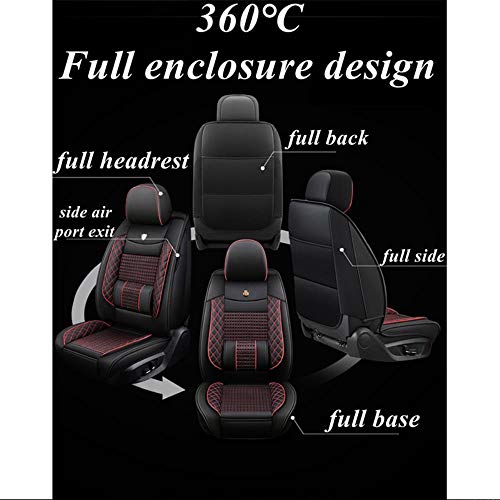 Youthus Fundas Coche Asientos Universales para Chevrolet Code Cobalt Sail Volt Equinox Agilt Caprice Sonic Springo Chrysler Ypsilon 200300 Delta PT Cruiser Funda Asiento Coche Café