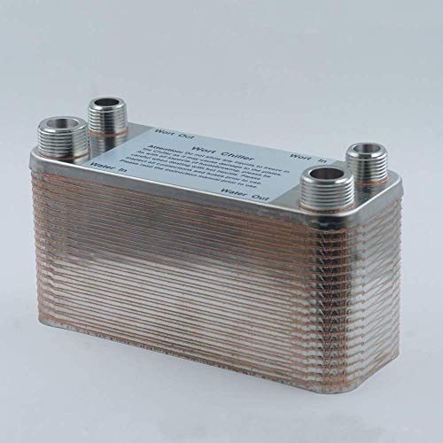 ytrew Tipo Wort Chiller, Intercambiador de calor de placas, Acero inoxidable 304, Enfriador de ciclo de fermentación de soldadura