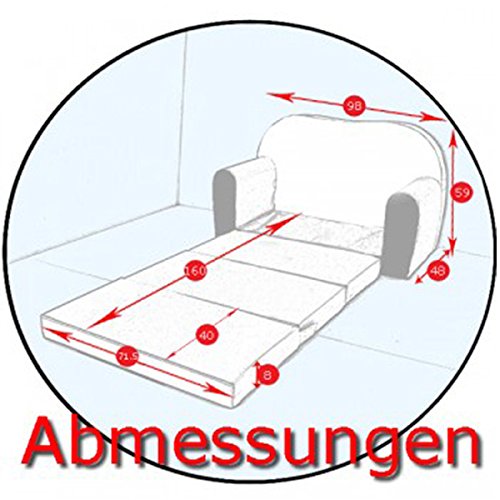 Z16 los niños sofá cama desplegable sofá cama Mini couch 3-in-1 conjunto de bebé + sillón para niños y cojín del asiento + colchón