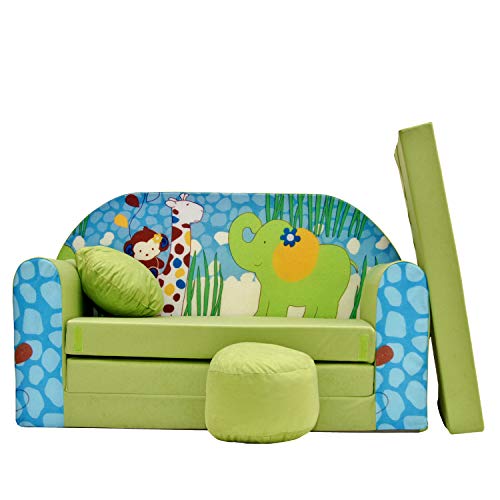 Z16 los niños sofá cama desplegable sofá cama Mini couch 3-in-1 conjunto de bebé + sillón para niños y cojín del asiento + colchón