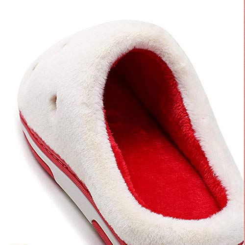 Zapatillas De Algodón,Invierno Lindo Casual Dibujos Animados Cactus Algodón Casa Zapatillas Mujer Zapatillas Gamuza Fruta Algodón Zapatos Calientes Casa Zapatillas Antideslizantes Mujer Interior Z