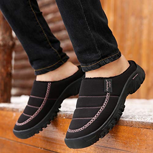 Zapatillas térmicas Pantuflas de Granos para el microondas y el Horno Zapatillas para microondas Pantuflas térmicas Zapatillas de casa de Invierno Antideslizantes para Mujer cálidas para Hombre