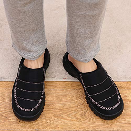 Zapatillas térmicas Pantuflas de Granos para el microondas y el Horno Zapatillas para microondas Pantuflas térmicas Zapatillas de casa de Invierno Antideslizantes para Mujer cálidas para Hombre