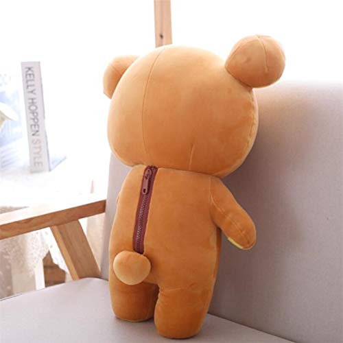 zcm Juguete de Peluche 35 Cm Vente Chaude Kawaii Grande Taille Brun Rilakkuma Ours En Peluche Jouet Doux En Peluche Ours Poupée