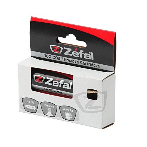 ZEFAL Co2 16g Blíster 2 Cartuchos, Deportes, Plata