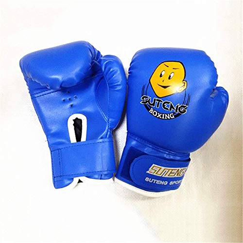 ZEH Guantes de Boxeo Guantes de los niños, Saco de Boxeo for niños Niños Juventud, Guantes de Bolsa de Arena Pesada Pro Kickboxing Muay Thai Mitones Formación Sparring FACAI (Color : Red)