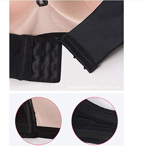 ZGBQ Sujetador Push up de Encaje sin Tirantes Sexy, Transpirable inalámbrico, Ropa Interior sin Tirantes Que reúne un Sujetador Antideslizante Invisible (36B)