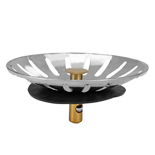 zhouweiwei Fregaderos de Cocina universales Tapones Fregadero de Acero Inoxidable Tapa de Fregadero Escurridor Chock Plug Cesta de Filtro de reemplazo para el hogar