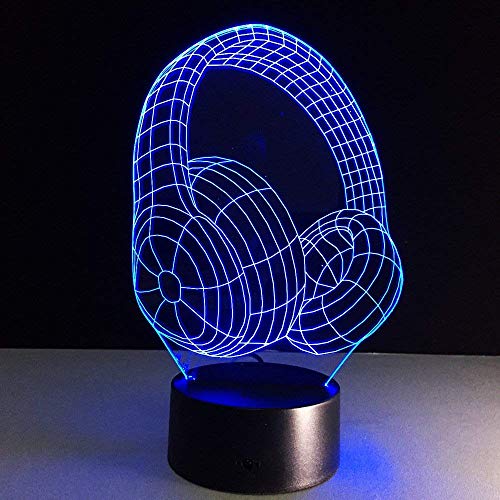 ZYC-WF Auriculares Coloridas luces 3D Led Interruptor táctil